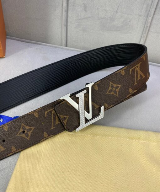 Louis Vuitton LV Diamond Reversible Belt Monogram Canvas, LV Women Belt