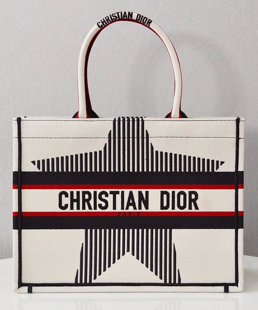 Christian Dior Medium Dior Book Tote White For Women 14in/36cm CD