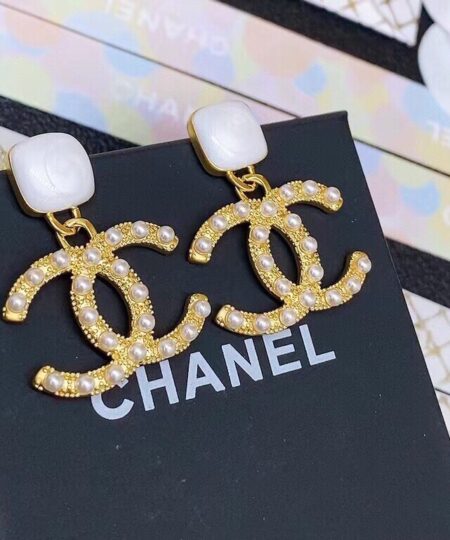 Alternative view of Chanel CC Earrings Gold For Women