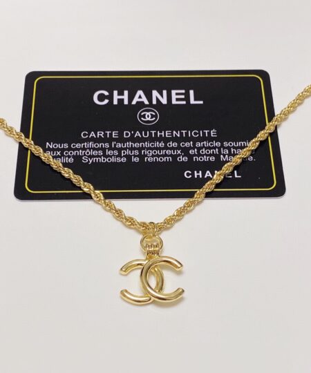 Alternative view of Chanel CC Necklace Gold For Women
