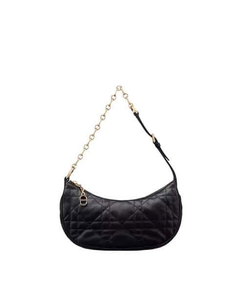Dior Cd Lounge Bag Black/White For Women in/ 26cm M22626FBE_M900