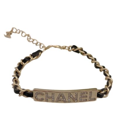 Chanel C-Shaped Bracelet Gold For Women