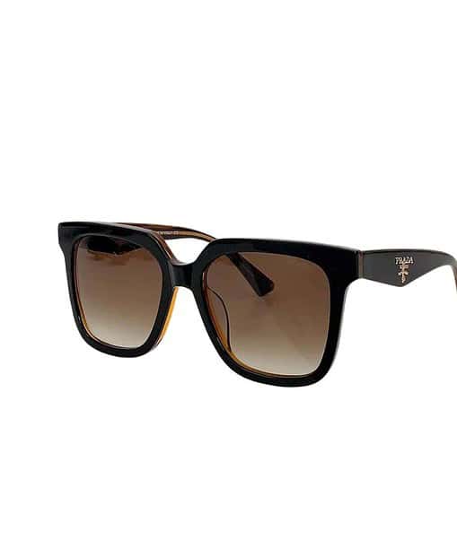 Prada Sunglasses Squares Gradient Brown For Women