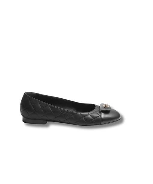Chanel Ballet Flats Black For Women  G45879 B17834 94305