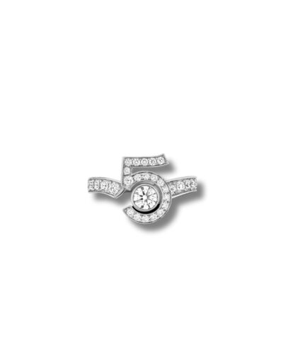Chanel Eternal N°5 Ring White Gold For Women J12405