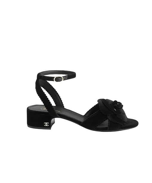 Chanel Sandals Black For Women G45928 B17944 94305