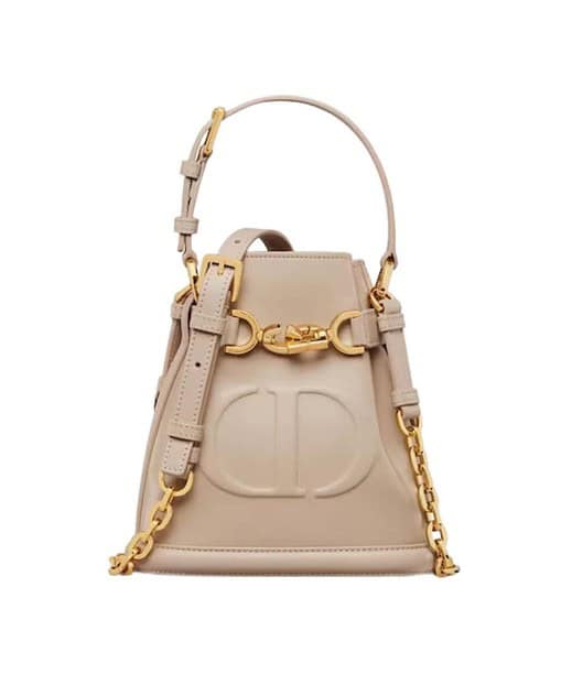 Christian Dior Small C'est Dior Beige Bag For Women M2272UBHA_M51U- 17 Cm/ 6.5 Inches