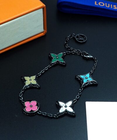 Louis Vuitton Donkey Home Bracelet Black For Women