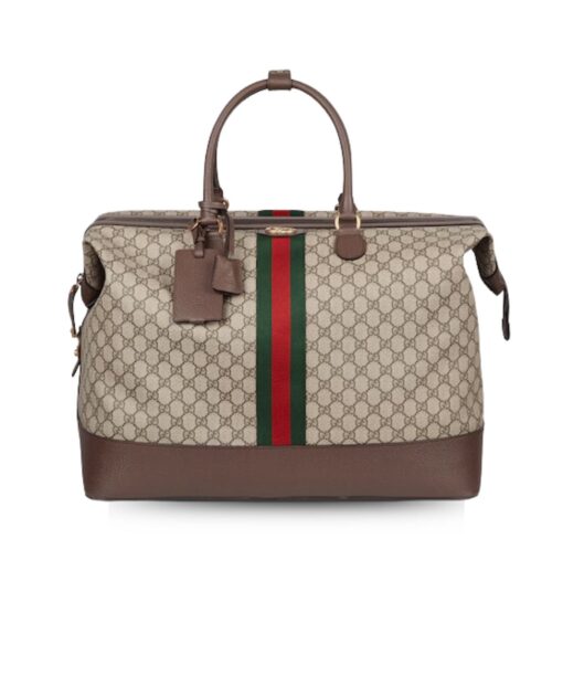 Gucci Duffle Bag Begie For Men 18.9 In/ 48 Cm 760228 96IWT 8745