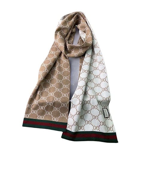 Gucci Monogram Original Scarf Beige 180cm/71in For Women
