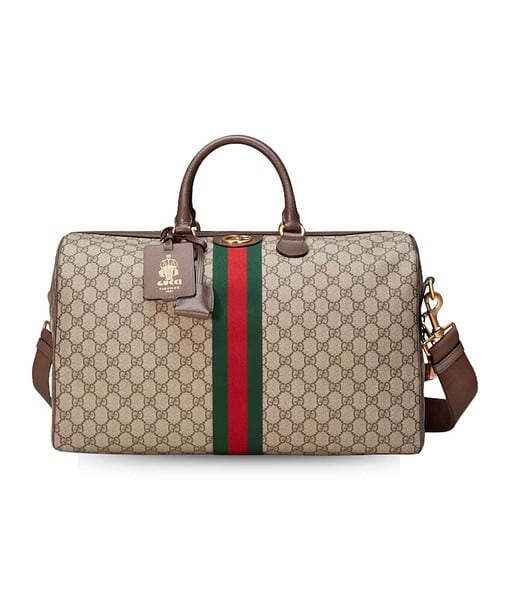 Gucci Savoy Medium Duffle Bag Beige For Men 17.3 In/ 44 Cm 547953 9C2ST 8746