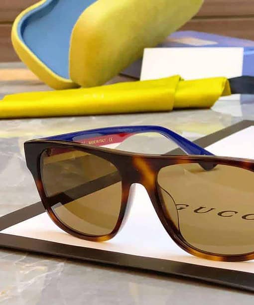Gucci Square Frame Sunglasses Brown For Women