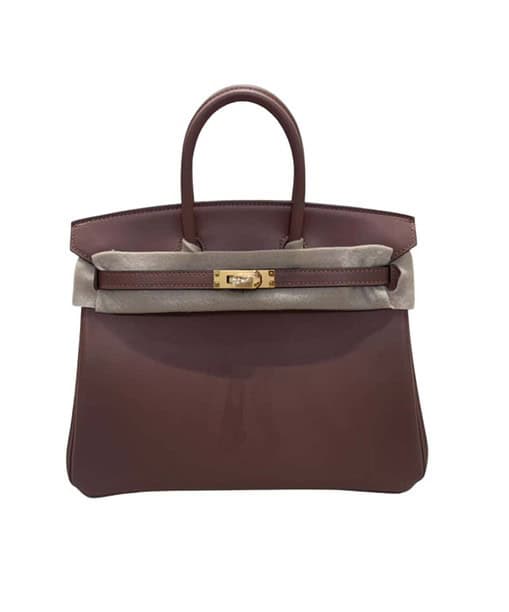 Hermes Birkin 25 Beton Togo Brown For Women 25cm / 9.8in