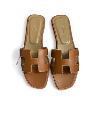 Hermes Oran Sandal Brown For Women, Women's Shoes H021056Z