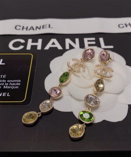 Alternative view of Chanel Long Earrings Multicolor For Women