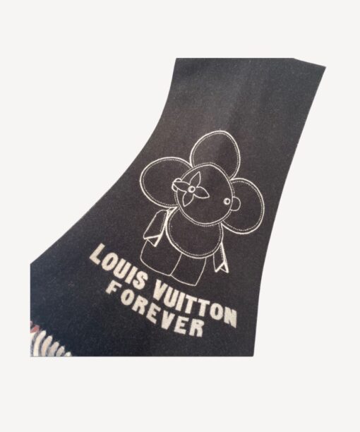 Louis Vuitton Bright Starry Sky LV Scarf Black For Women