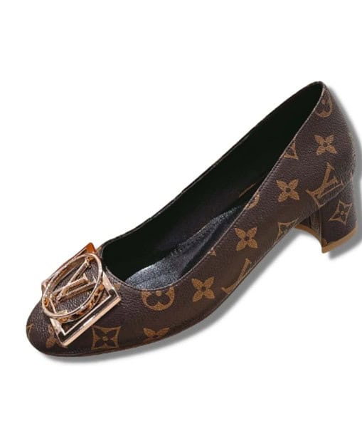 Louis Vuitton Madeleine Pump Brown For Women 4.5cm/1.8in 1A8ND0
