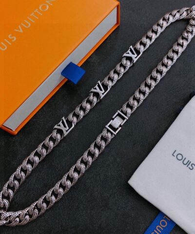 Louis Vuitton Necklace Silver For Women