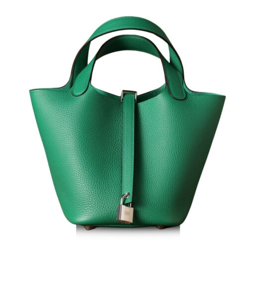 Hermes Picotin Lock 18 Green Bag For Women, Women's Handbags 7.1in/18cm