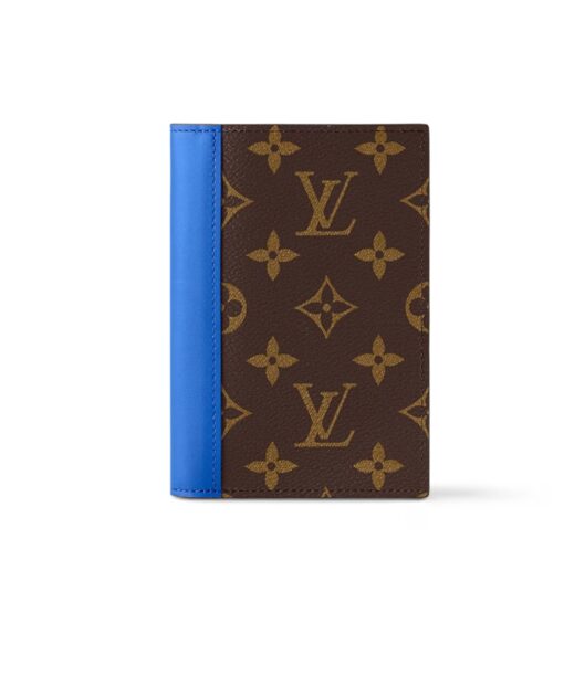 Louis Vuitton Passport Cover Wallet Blue For Men 3.9in/10cm M82865