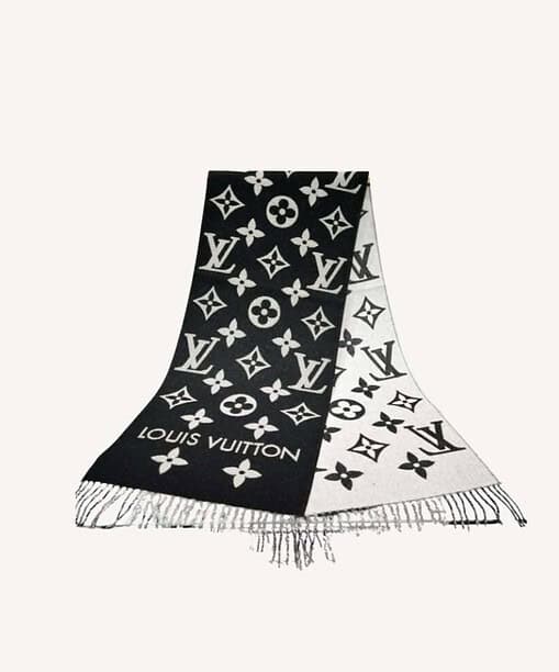 Louis Vuitton The Simly LV Scarf Black For Women
