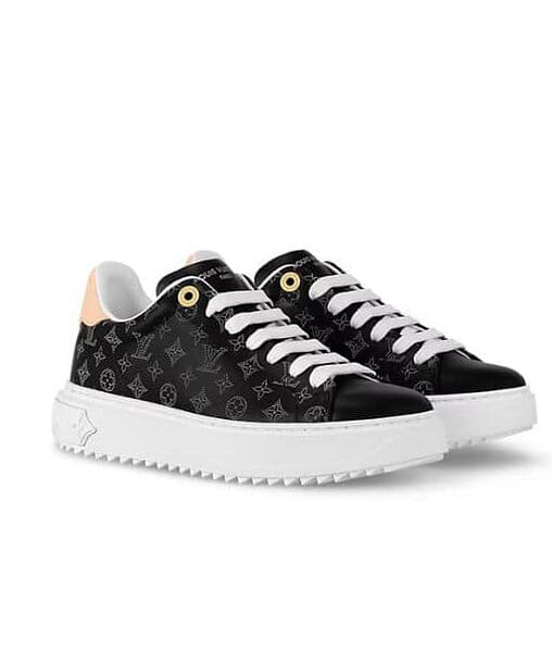 Louis Vuitton Time Out Sneaker Black For Women - 1ACHOK