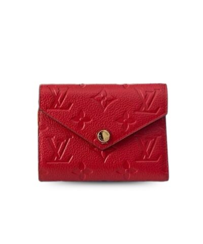 Louis Vuitton Victorine Wallet Scarlet Red For Women, 4.7in/12cm LV M63701