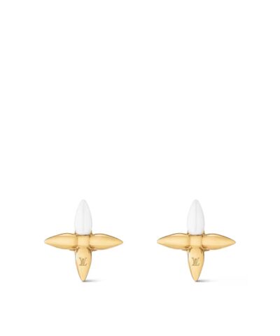 Louis Vuitton Louisette Earrings Gold For Women M00950