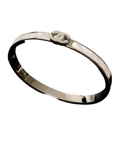 Chanel Mother-Of-Pearl Bracelet Silver For Women