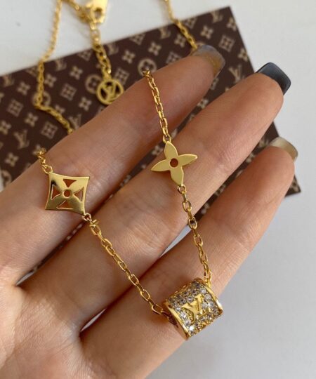 Alternative view of Louis Vuitton Necklace Gold For Women