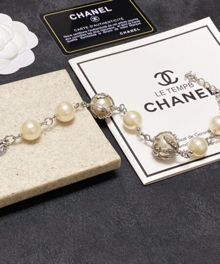 Alternative view of Chanel Pearl Bracelet Beige For Women