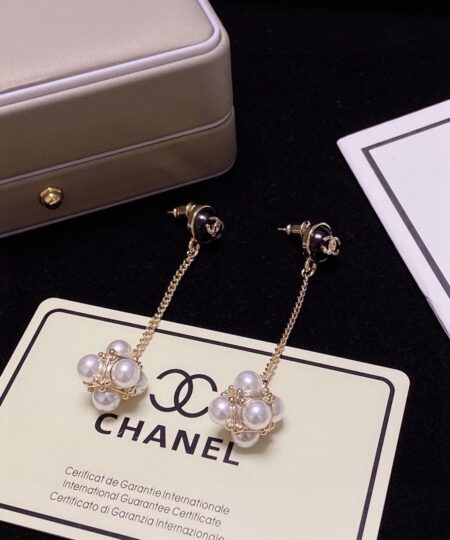 Alternative view of Pearl Earrings Gold For Women