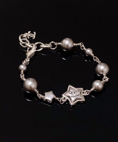 Chanel Pentagram Bracelet Silver For Women