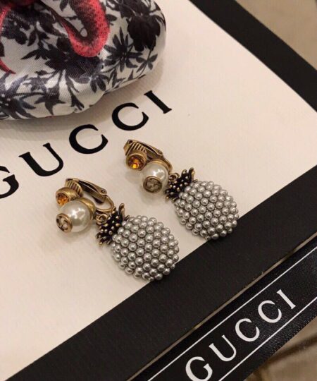 Alternative view of Gucci Pineapple Earrings Gold For Women
