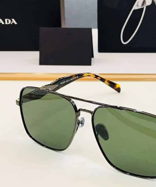 Prada Letter Logo Sunglasses Black For Women