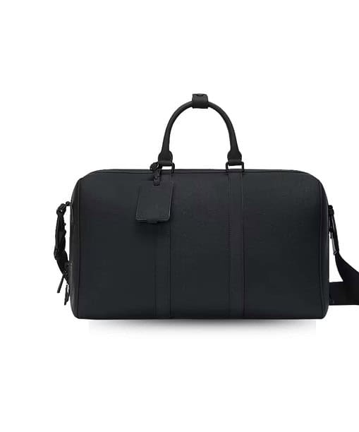 Gucci Rubber-Effect Medium Duffle Bag Black For Men 17.7 In/ 45 Cm 771235 AAC4D 1000