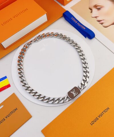 Louis Vuitton Shades Necklace Silver For Women