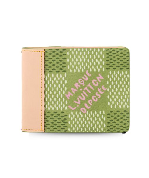 Louis Vuitton Slender Wallet Green For Women 4.3 Inches/ 11 Cm N40636