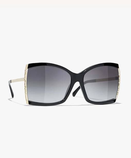Chanel Square Sunglasses Black For Women A71545 X06081 S2216