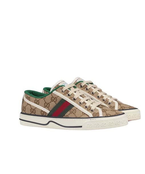 Gucci Tennis 1977 Sneaker Beige For Women 606110 HVK20 9766