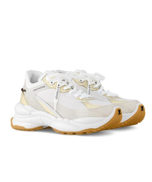 Louis Vuitton Run 55 Trainers Gold For Women 1AAP61