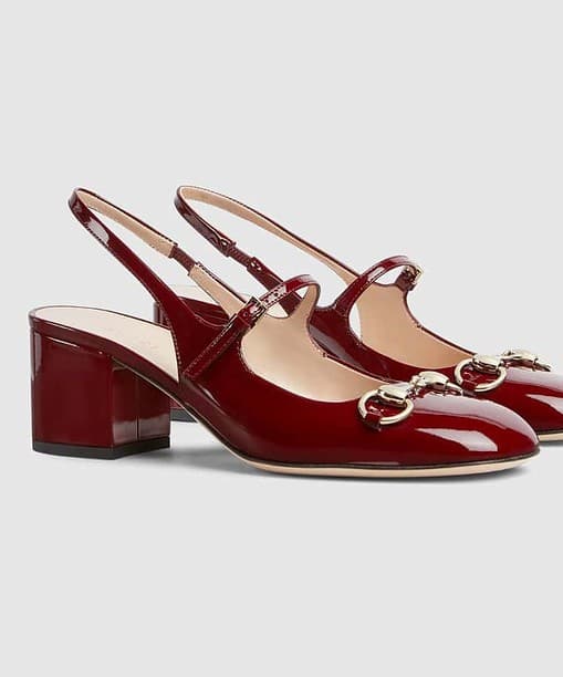 Gucci Horsebit Pump Red For Women- 801893 BNC80 6207