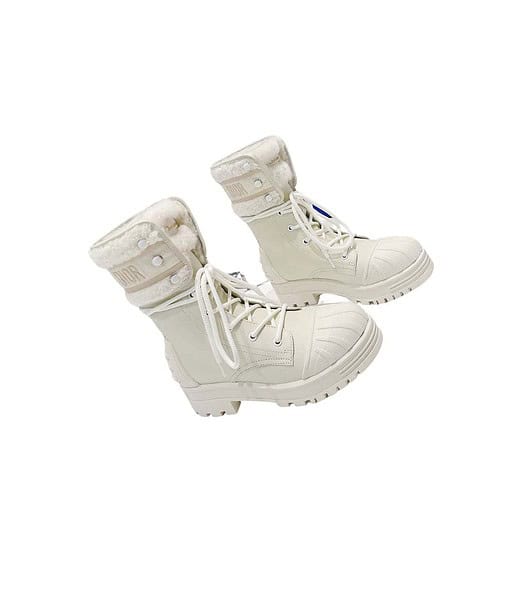 Dior CD D-Major Ankle Boots White For Women