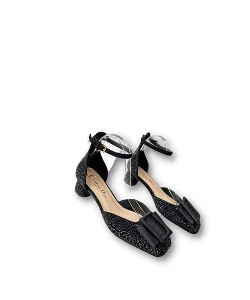 Dior CD Dior Idylle Ballet Pump Black For Women 1.5 in / 3.5 cm