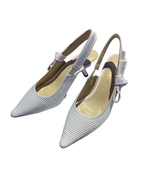 Dior CD J'Adior Slingback Pump White For Women 2.6 in / 6.5 cm