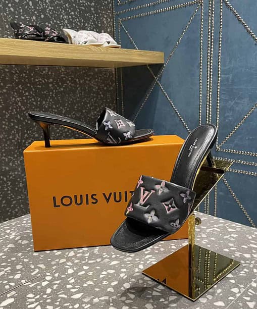 Louis Vuitton Women's Revival Mule Black For Women LV