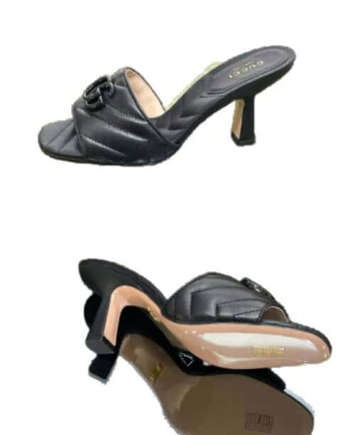 Double G Slide Sandal Black For Women