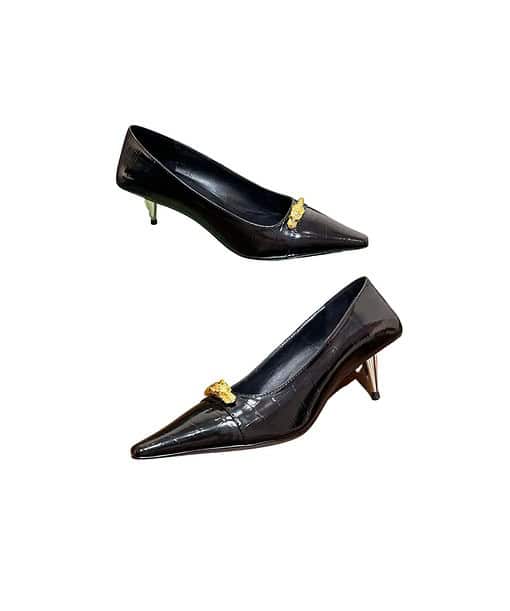 Gucci Gg Mid-Heel Pump Black For Women