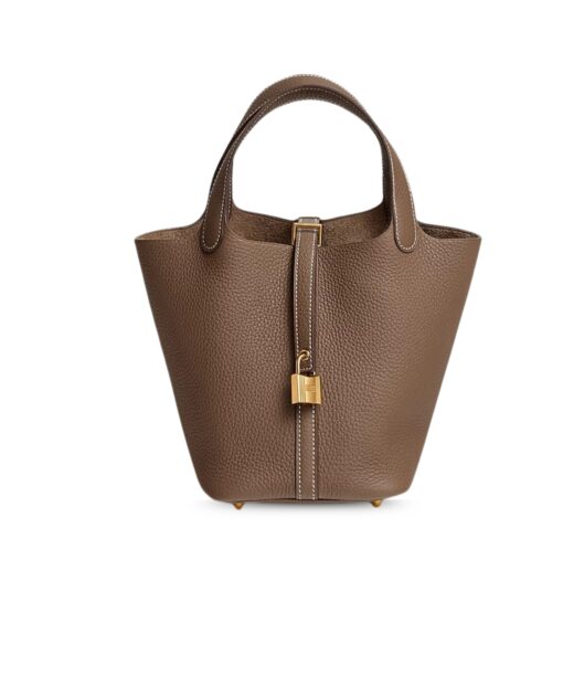 Hermes Picotin Lock 18 Bag Brown For Women 7.1in/18cm H056289CC18