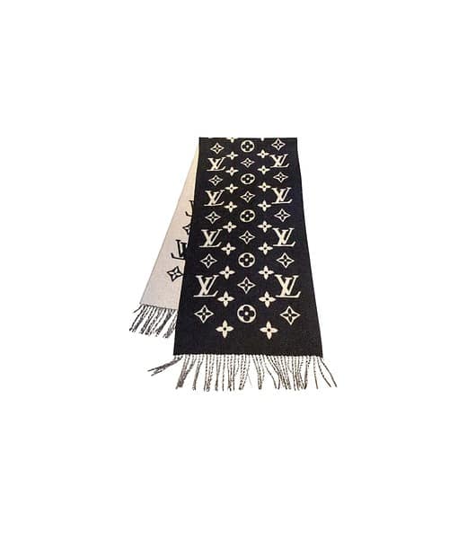 Louis Vuitton LV Essential Scarf Black For Women M77853